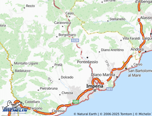 MICHELIN Villa Viani map - ViaMichelin