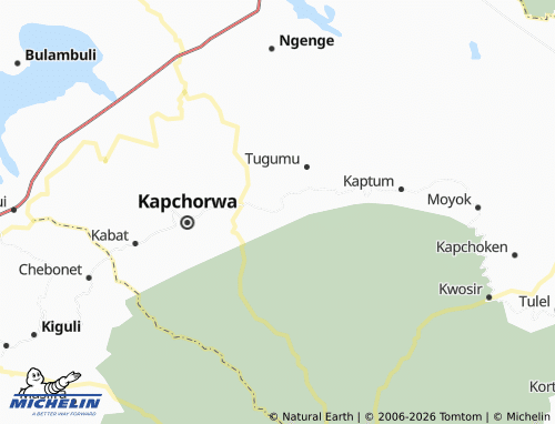 MICHELIN Kaptoyoy map - ViaMichelin