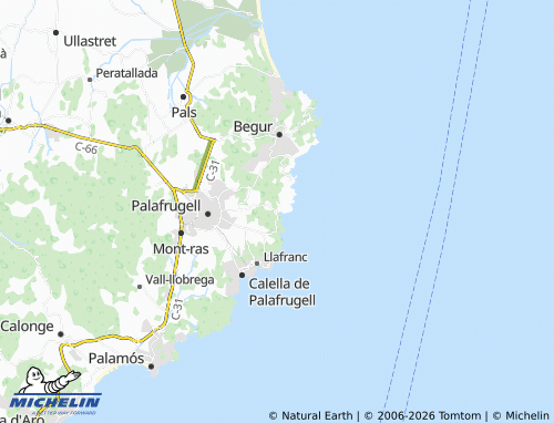 Carte MICHELIN Tamariu - ViaMichelin
