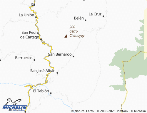 MICHELIN San Bernardo map - ViaMichelin