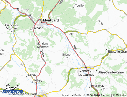 MICHELIN Benoisey map - ViaMichelin