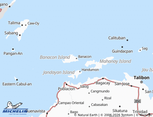 MICHELIN Banacon map - ViaMichelin
