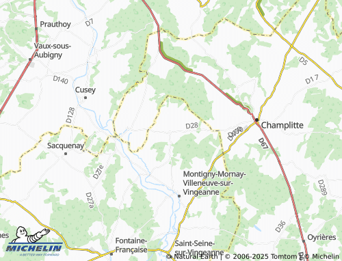 MICHELIN Orain map - ViaMichelin