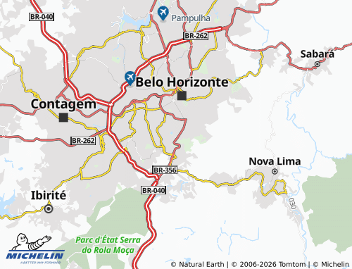 Mappa MICHELIN Santa Rita de Cássia - ViaMichelin