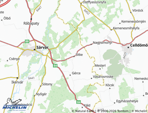 MICHELIN Sitke map - ViaMichelin