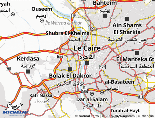 Carte MICHELIN al-'Ajouzah - ViaMichelin