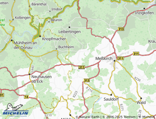 MICHELIN-Landkarte Altheim (Alb) - ViaMichelin