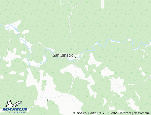 MICHELIN-Landkarte San Ignacio - ViaMichelin