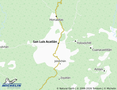 MICHELIN-Landkarte San Miguel - ViaMichelin