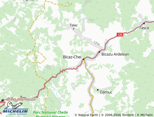 Mapa MICHELIN Gherman - ViaMichelin
