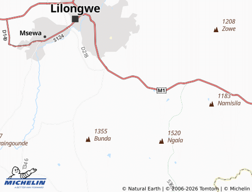 MICHELIN Chitenya map - ViaMichelin