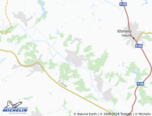 MICHELIN Rohyntsi map - ViaMichelin