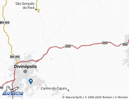 Mappa MICHELIN São José dos Salgados - ViaMichelin
