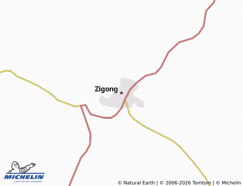 MICHELIN-Landkarte Zigong - ViaMichelin