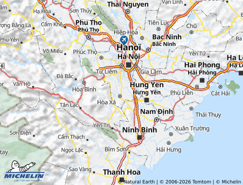 Mapa MICHELIN Ứng Hòa - ViaMichelin