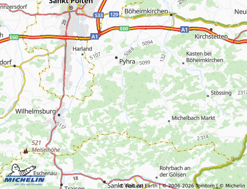 MICHELIN Wald map - ViaMichelin
