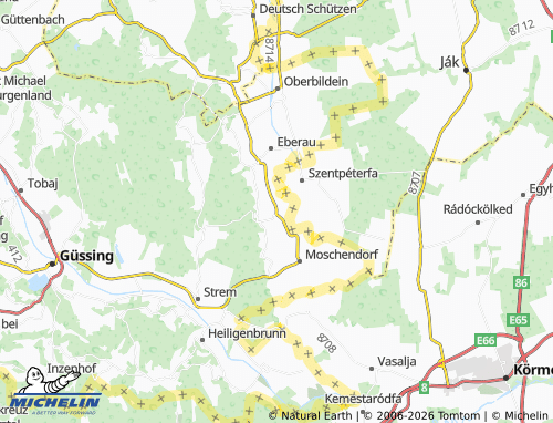 Mappa MICHELIN Gaas - ViaMichelin