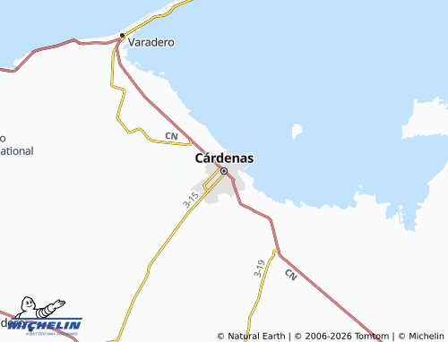 Kaart MICHELIN Cárdenas - ViaMichelin