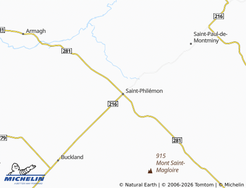 Kaart MICHELIN Saint-Philémon - ViaMichelin