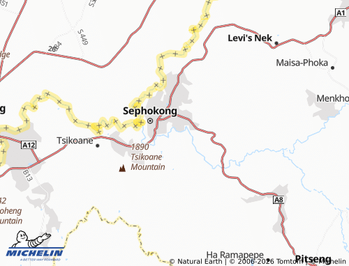 MICHELIN Ha Potse map - ViaMichelin