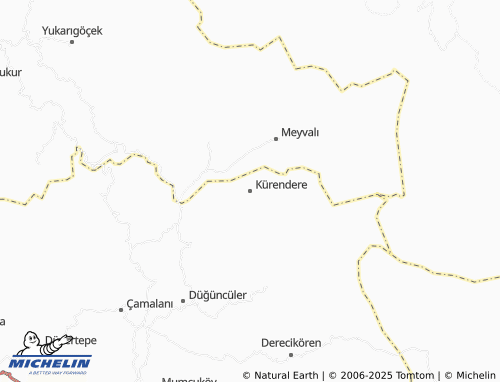 MICHELIN Kürendere map - ViaMichelin