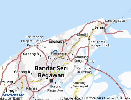 Carte MICHELIN Perumahan Negara Lambak Kanan Kawasan 3 - ViaMichelin