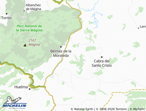 MICHELIN Aulabar map - ViaMichelin
