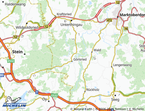 MICHELIN-Landkarte Durber - ViaMichelin