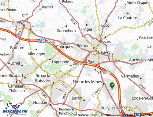 MICHELIN Fouquereuil map - ViaMichelin