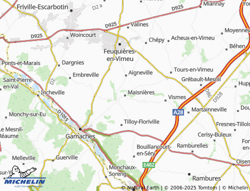MICHELIN-Landkarte Maisnières - ViaMichelin