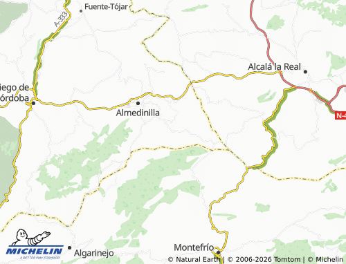 MICHELIN Brácana map - ViaMichelin