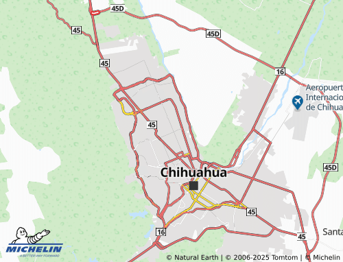 Mapa MICHELIN Niños Héroes, Latinoamericano - ViaMichelin