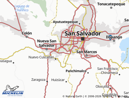Mappa MICHELIN Antiguo Cuscatlan - ViaMichelin