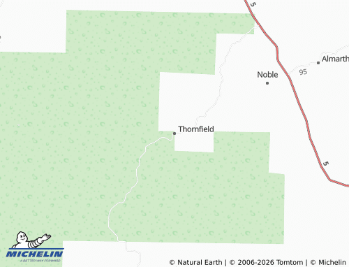 Mapa MICHELIN Thornfield - ViaMichelin