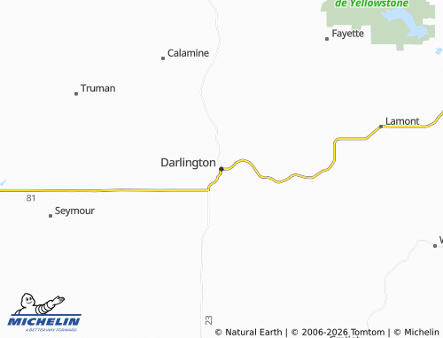 Kaart MICHELIN Darlington - ViaMichelin