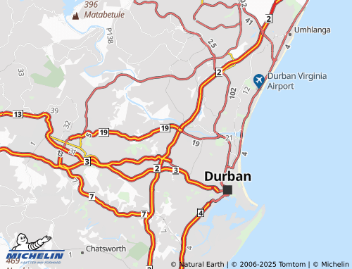 MICHELIN Clare Estate map - ViaMichelin