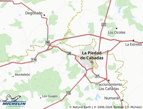 Mapa MICHELIN Campestre - ViaMichelin