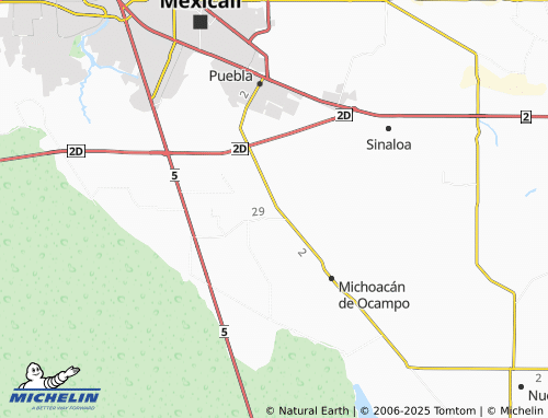 Mappa MICHELIN Praderas de La Colorado V - ViaMichelin