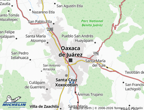 Carte MICHELIN Díaz Ordaz - ViaMichelin