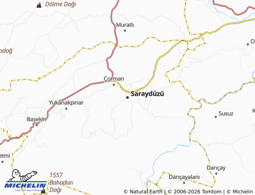 Mappa MICHELIN Saraydüzü - ViaMichelin