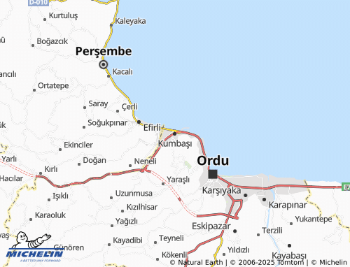 MICHELIN Kumbaşı map - ViaMichelin