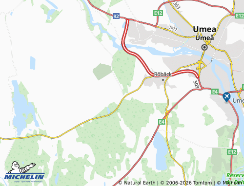 Carte MICHELIN Skravelsjö - ViaMichelin