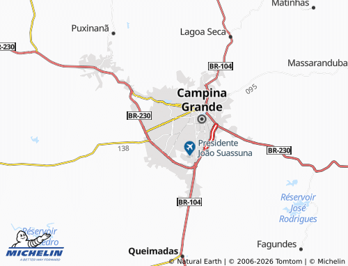 Mapa MICHELIN Santa Cruz - ViaMichelin