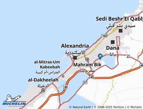 MICHELIN-Landkarte al-Mazar - ViaMichelin