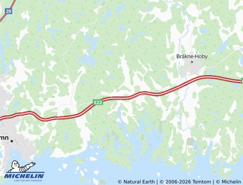 Carte MICHELIN Åryd - ViaMichelin