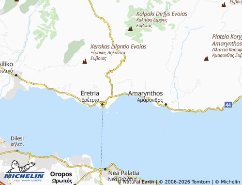 MICHELIN Magoyla map - ViaMichelin
