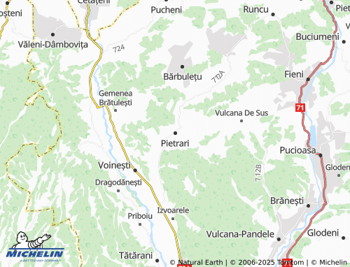 MICHELIN Pietrari map - ViaMichelin