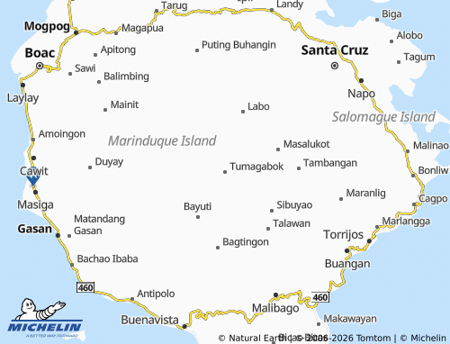 Mappa MICHELIN Tumagabok - ViaMichelin