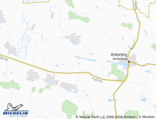 Mappa MICHELIN Hrytsenky - ViaMichelin