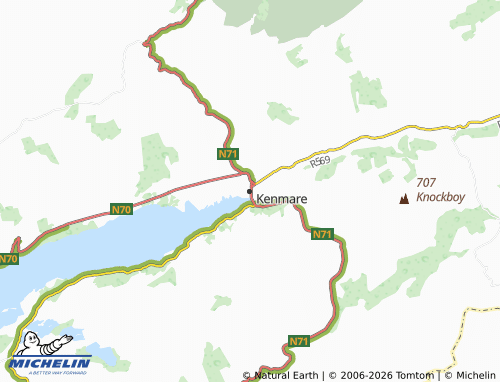 Mapa MICHELIN Kenmare - ViaMichelin